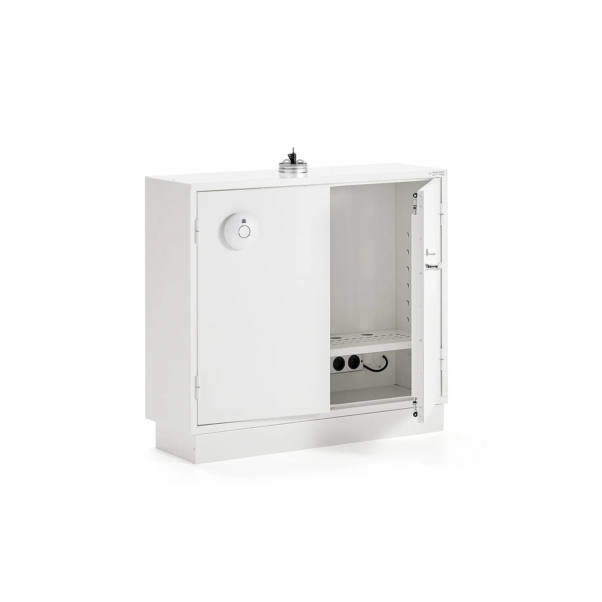 Akkukaappi ELISON Paloturvallinen, 895x1000x320 mm