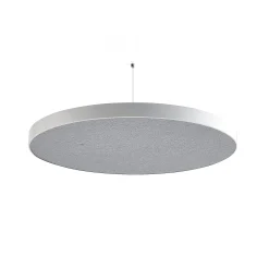 Akustiikkapaneeli kattoon GRACE Ympyrä, Ø780x52 mm, vaaleanharmaa