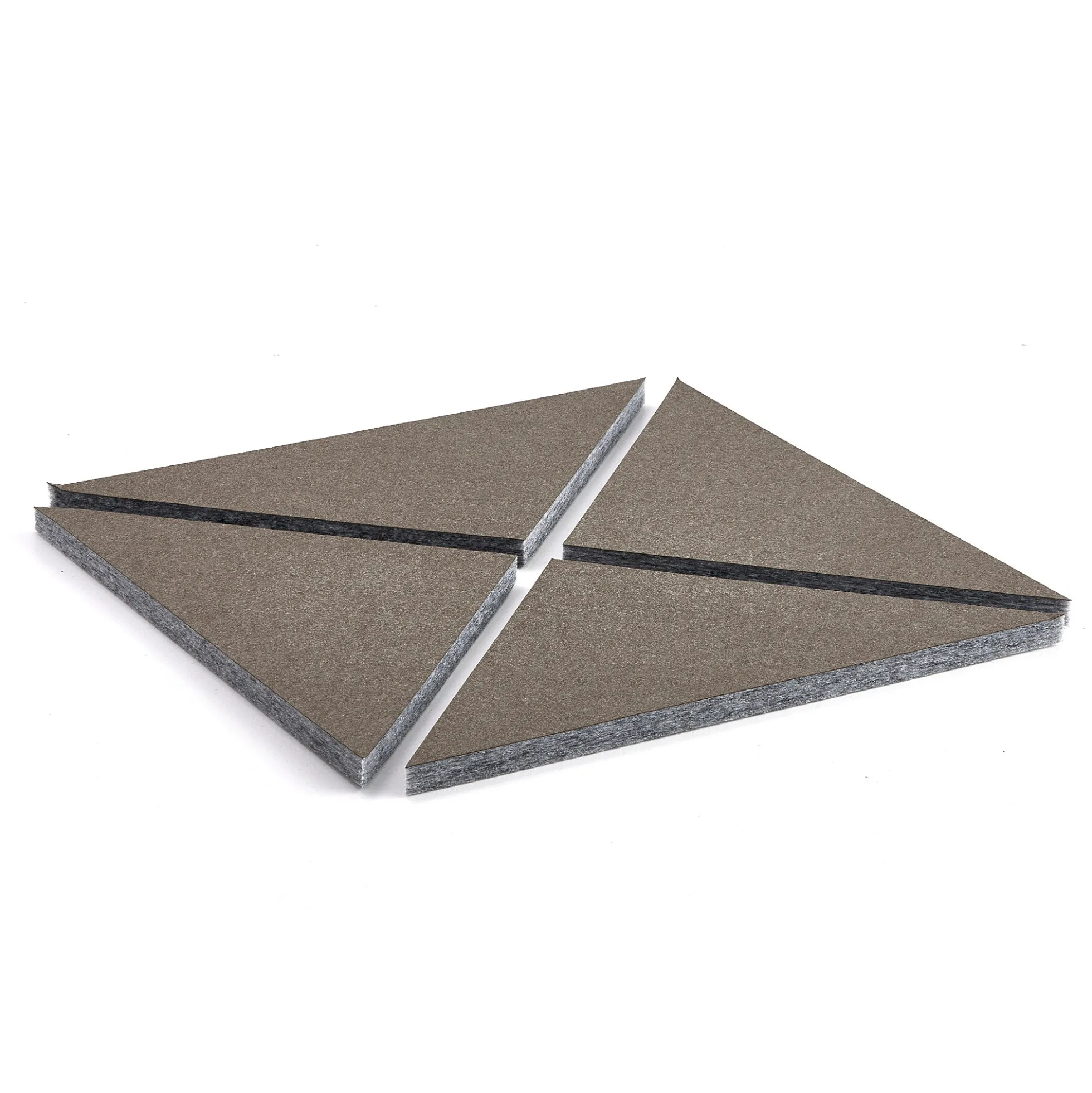 Akustiikkapaneeli PATTERN 600x600x40 mm, 4 kpl/pk, ruskea