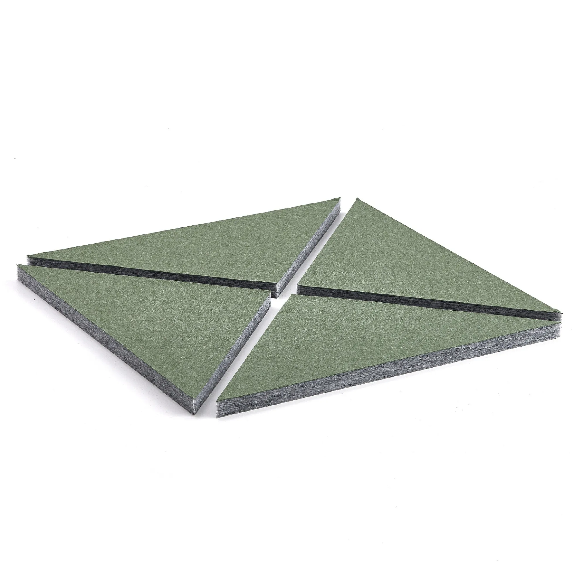 Akustiikkapaneeli PATTERN 600x600x40 mm, 4 kpl/pk, vihreä