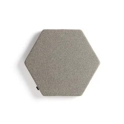 Akustiikkapaneeli seinään POLY Hexagon, 600x600x56 mm, beige