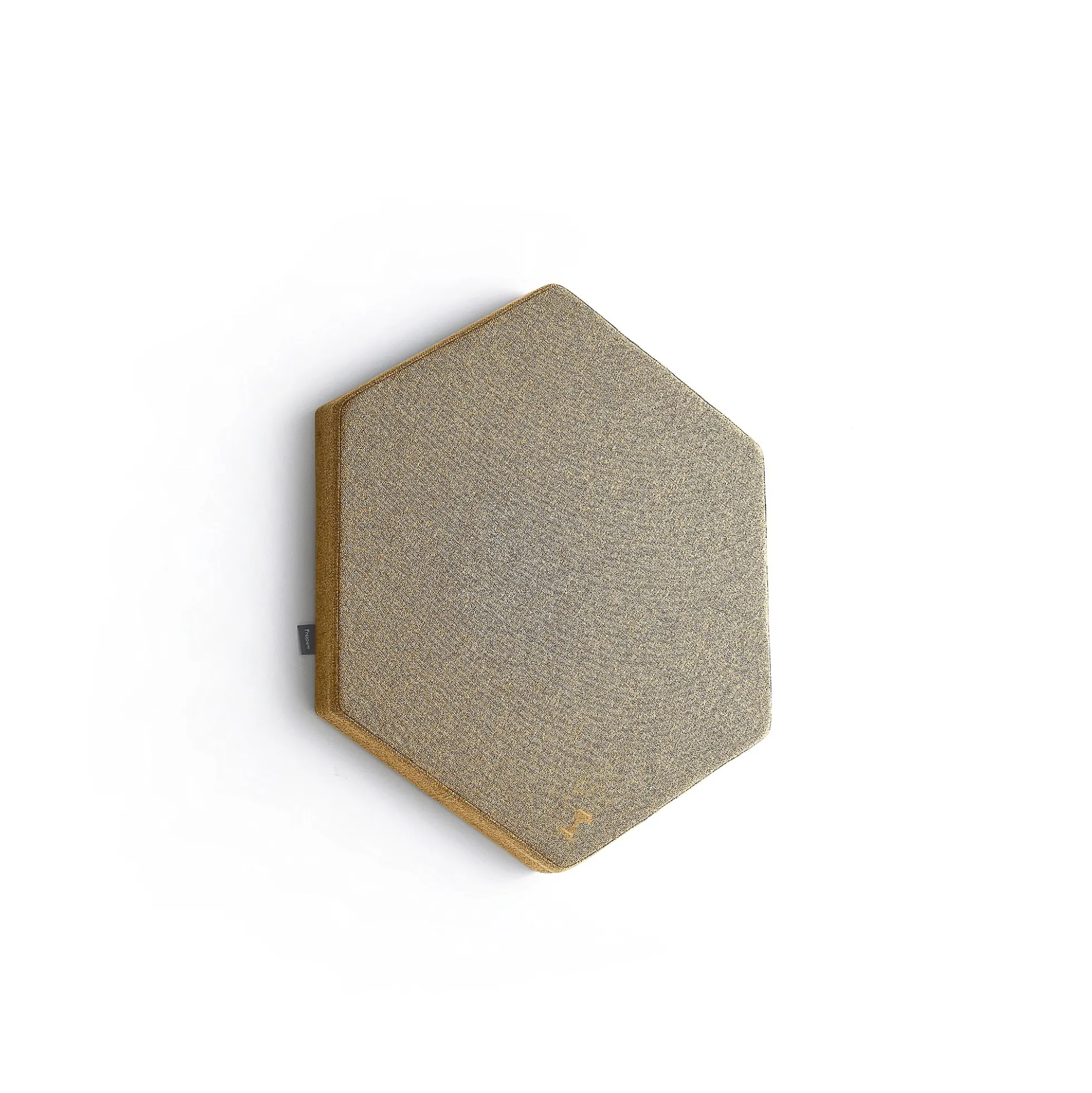 Akustiikkapaneeli seinään POLY Hexagon, 600x600x56 mm, keltainen
