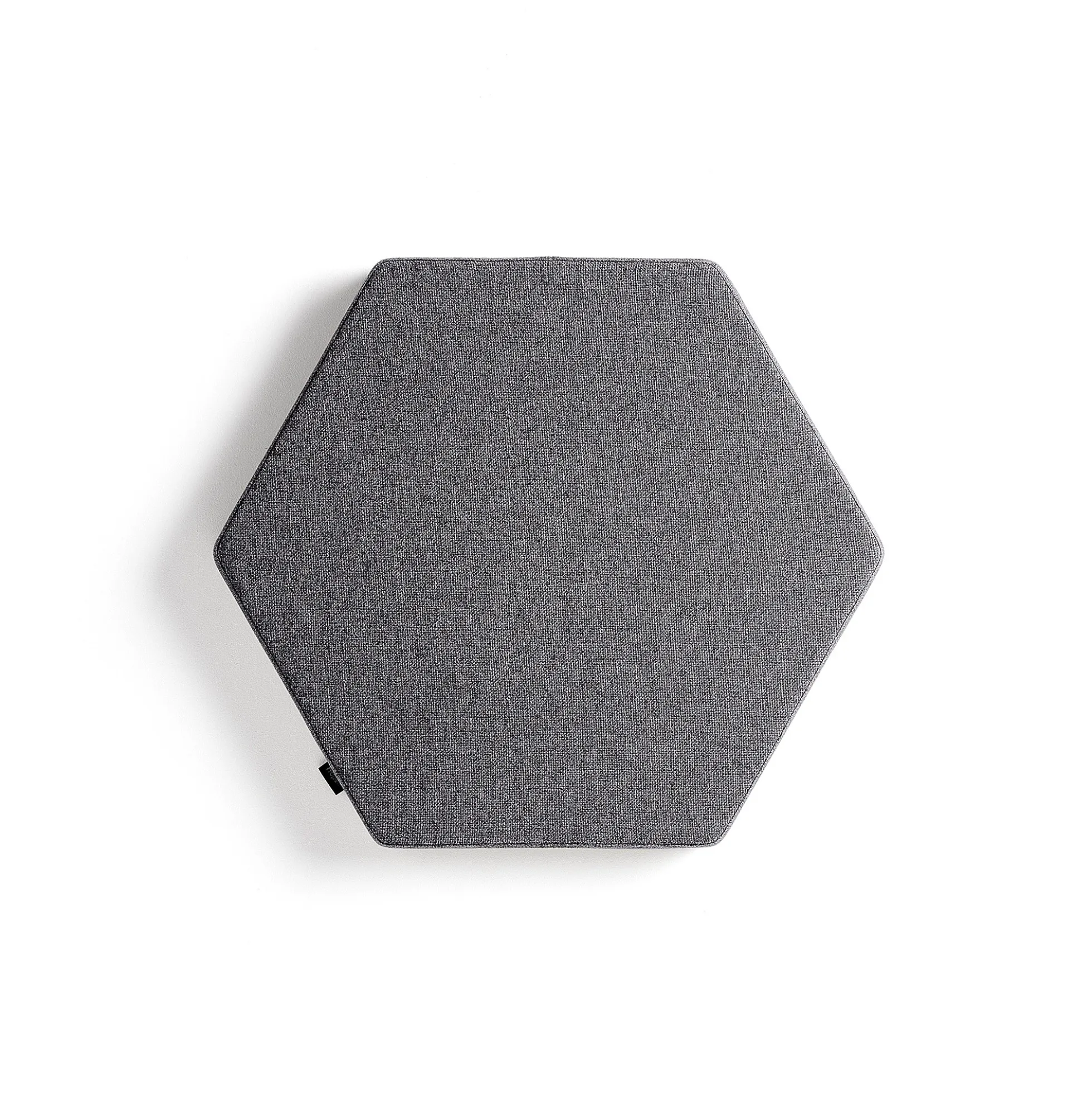 Akustiikkapaneeli seinään POLY Hexagon, 600x600x56 mm, tummanharmaa