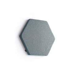 Akustiikkapaneeli seinään POLY Hexagon, 600x600x56 mm, vaaleansininen