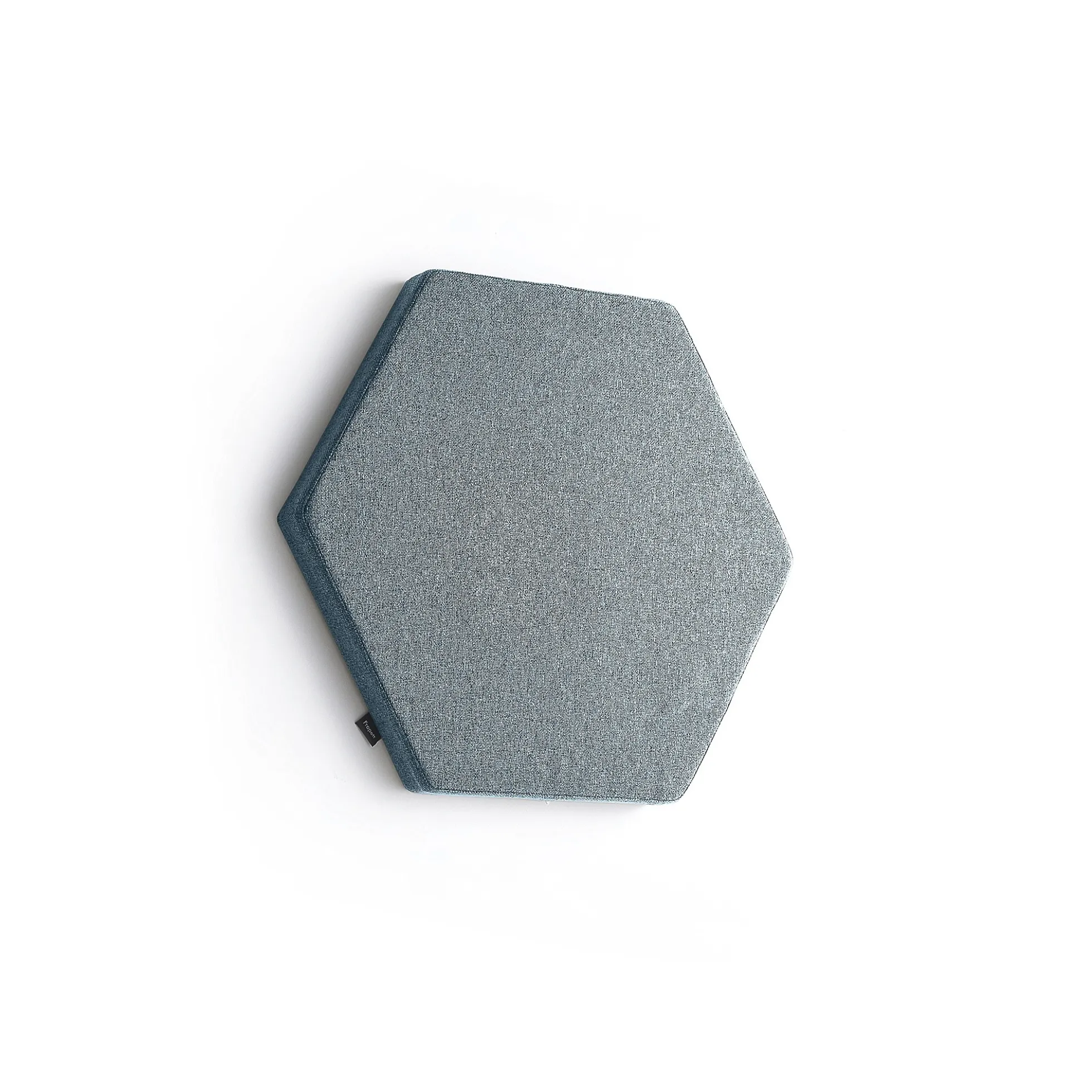 Akustiikkapaneeli seinään POLY Hexagon, 600x600x56 mm, vaaleansininen