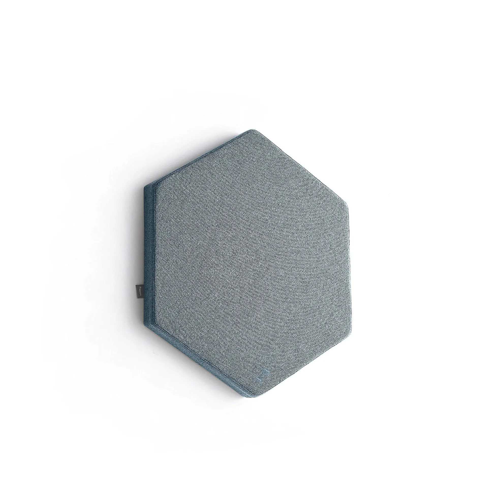 Akustiikkapaneeli seinään POLY Hexagon, 600x600x56 mm, vaaleansininen