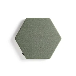 Akustiikkapaneeli seinään POLY Hexagon, 600x600x56 mm, vihreä