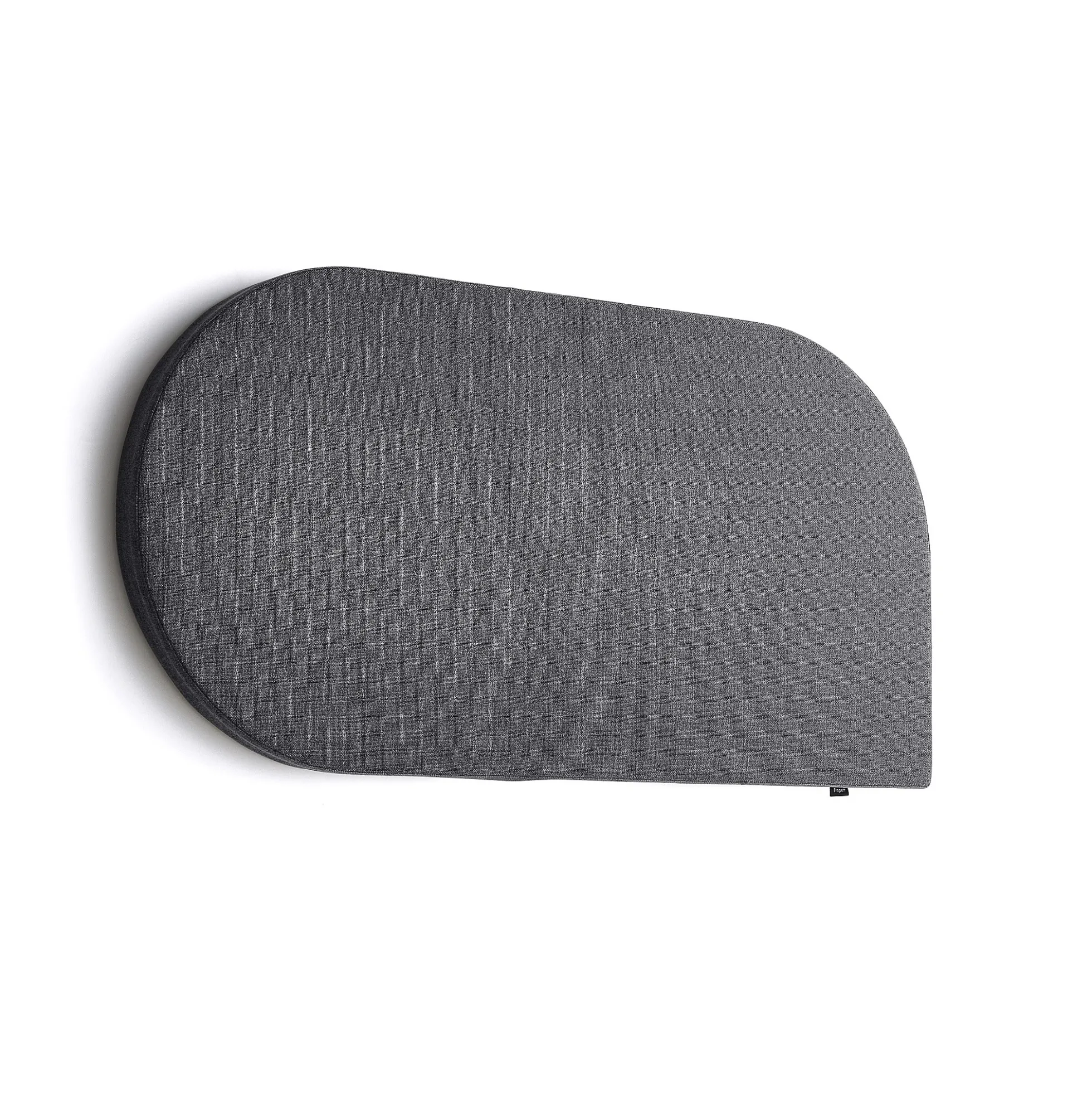 Akustiikkapaneeli seinään POLY Kyynel, 600x1200x56 mm, tummanharmaa