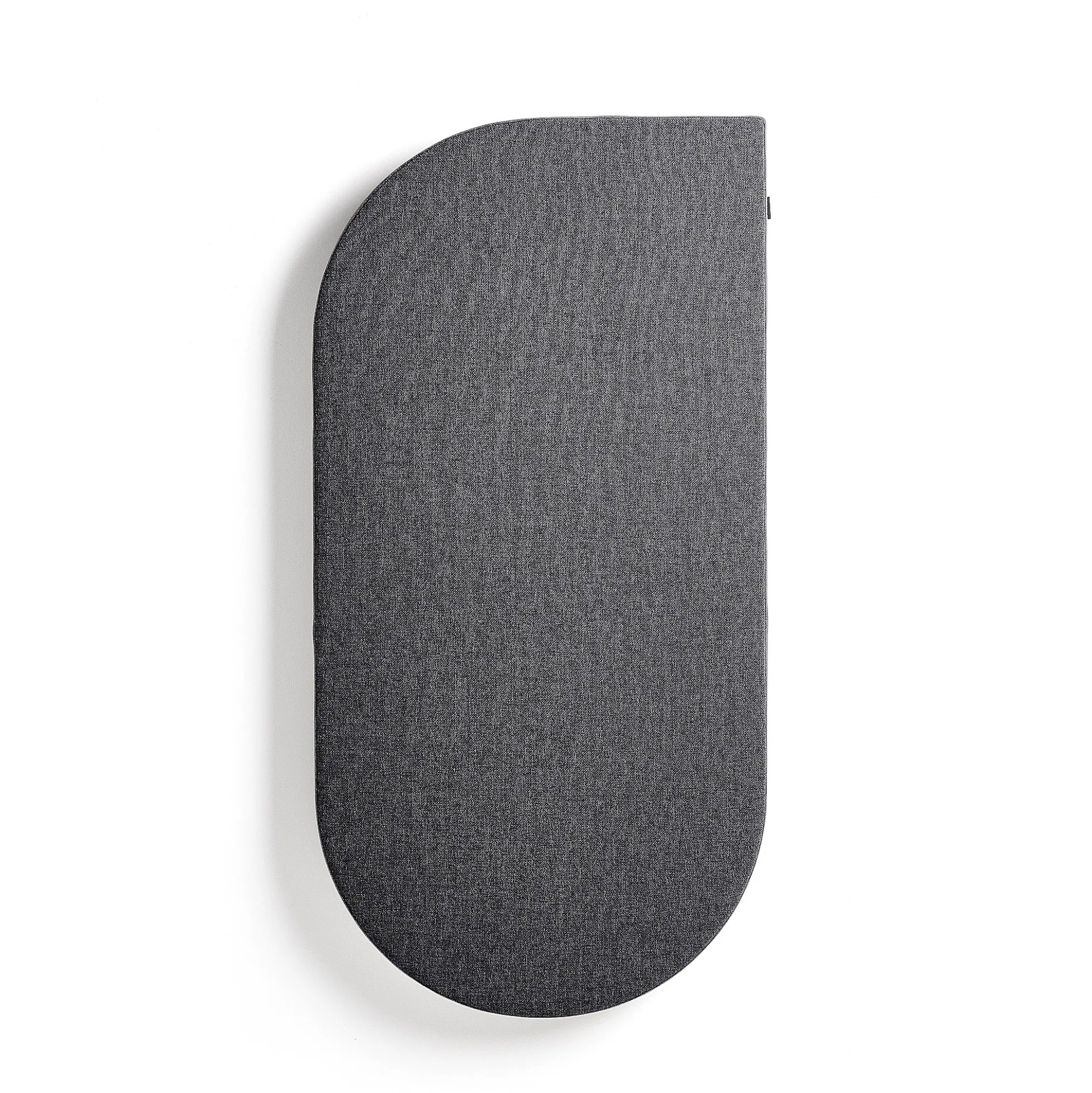 Akustiikkapaneeli seinään POLY Kyynel, 600x1200x56 mm, tummanharmaa