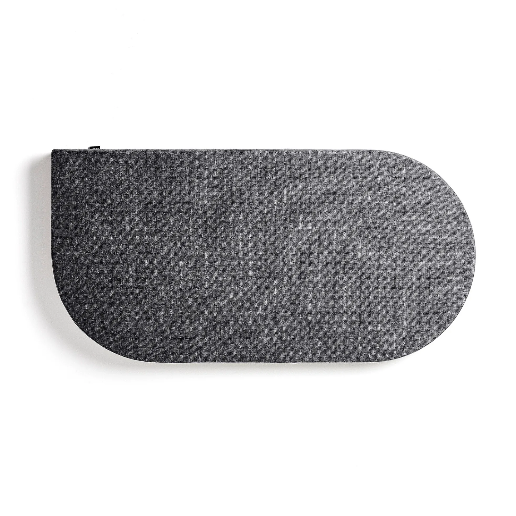 Akustiikkapaneeli seinään POLY Kyynel, 600x1200x56 mm, tummanharmaa