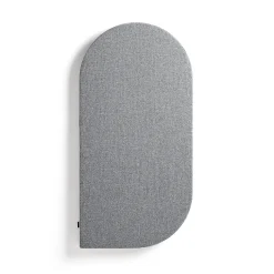 Akustiikkapaneeli seinään POLY Kyynel, 600x1200x56 mm, vaaleanharmaa