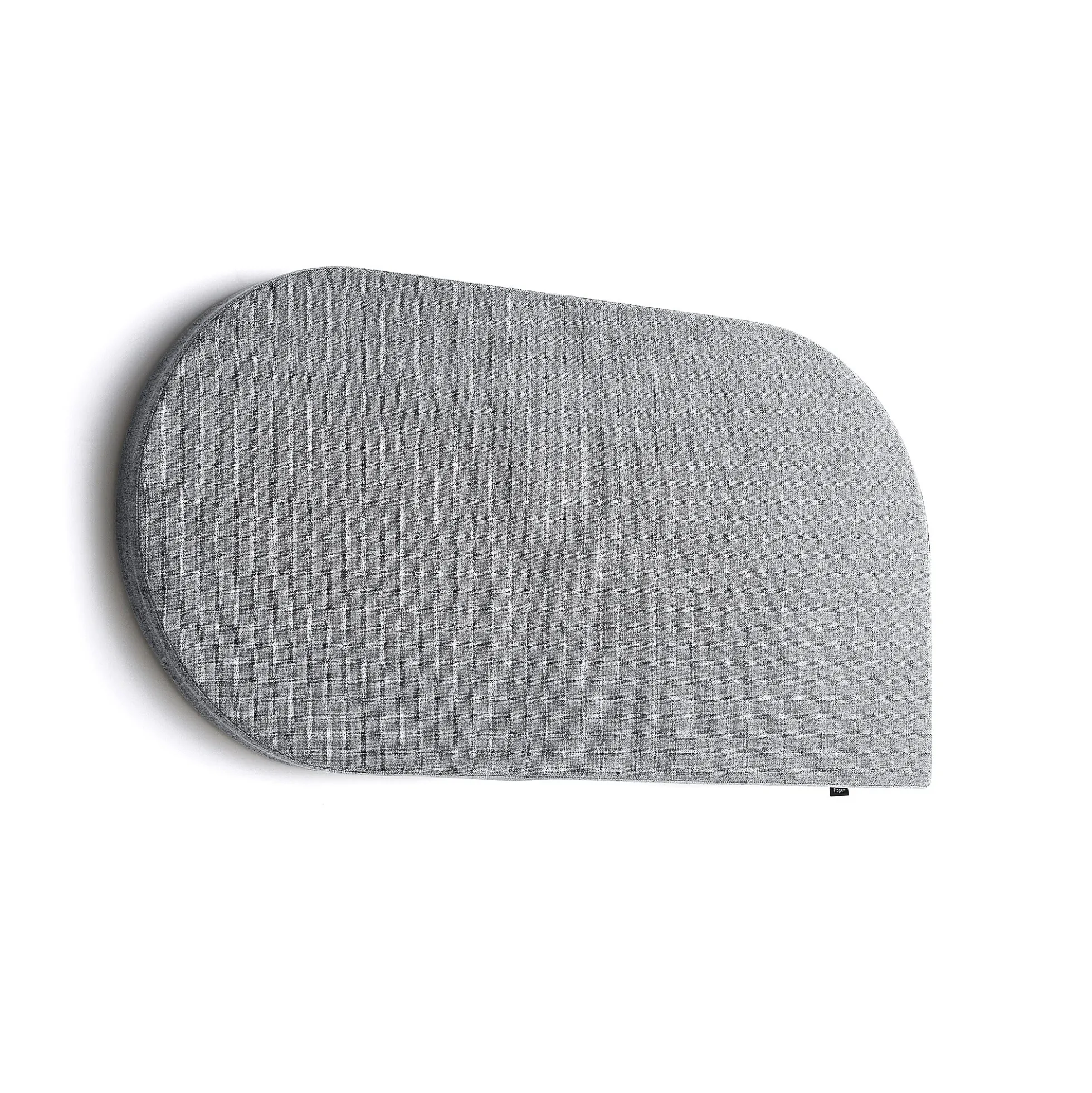 Akustiikkapaneeli seinään POLY Kyynel, 600x1200x56 mm, vaaleanharmaa