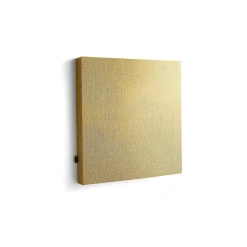 Akustiikkapaneeli seinään POLY Neliö, 600x600x56 mm, keltainen