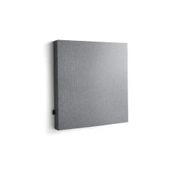 Akustiikkapaneeli seinään POLY Neliö, 600x600x56 mm, vaaleanharmaa