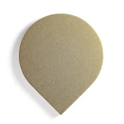 Akustiikkapaneeli seinään POLY Pisara, 965x800x56 mm, keltainen