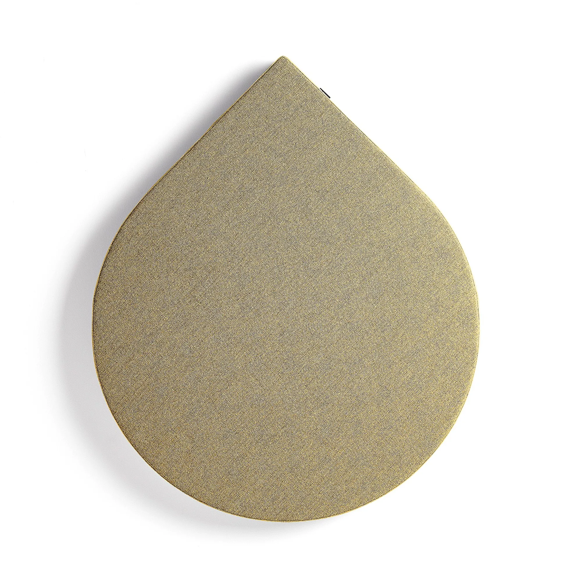 Akustiikkapaneeli seinään POLY Pisara, 965x800x56 mm, keltainen