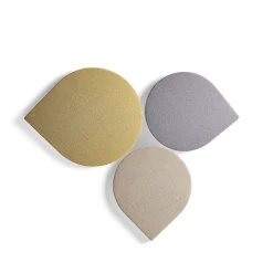 Akustiikkapaneeli seinään POLY Pisara, 725x600x56 mm, ruskea
