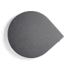Akustiikkapaneeli seinään POLY Pisara, 965x800x56 mm, tummanharmaa