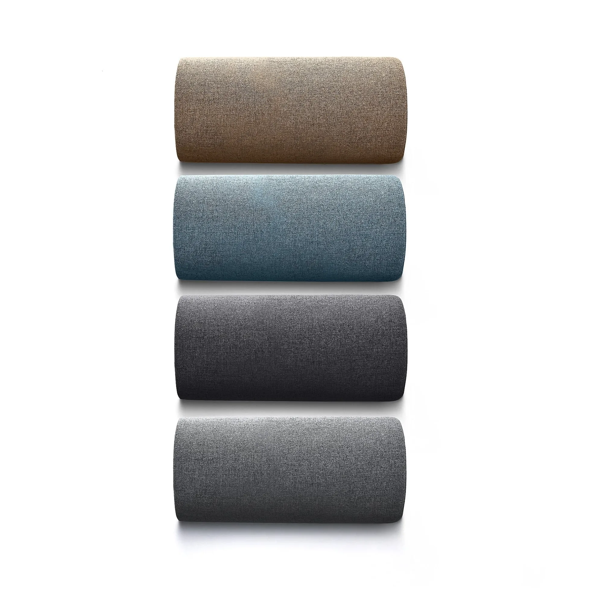 Akustiikkapaneeli seinään POLY Puolipyöreä sylinteri, Ø280x500 mm, vaaleanharmaa