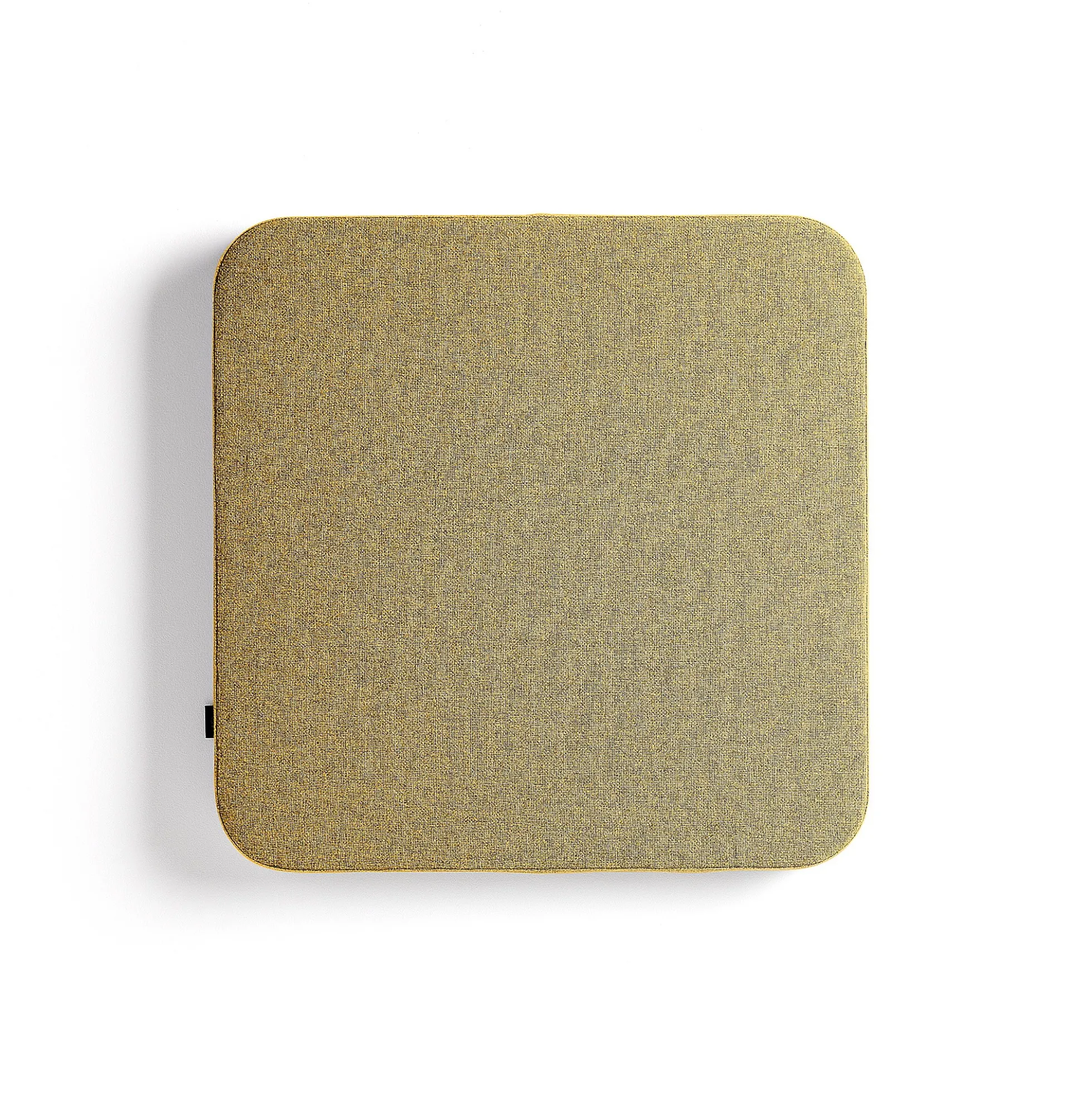 Akustiikkapaneeli seinään POLY Pyöristetyt kulmat, 600x600x56 mm, keltainen