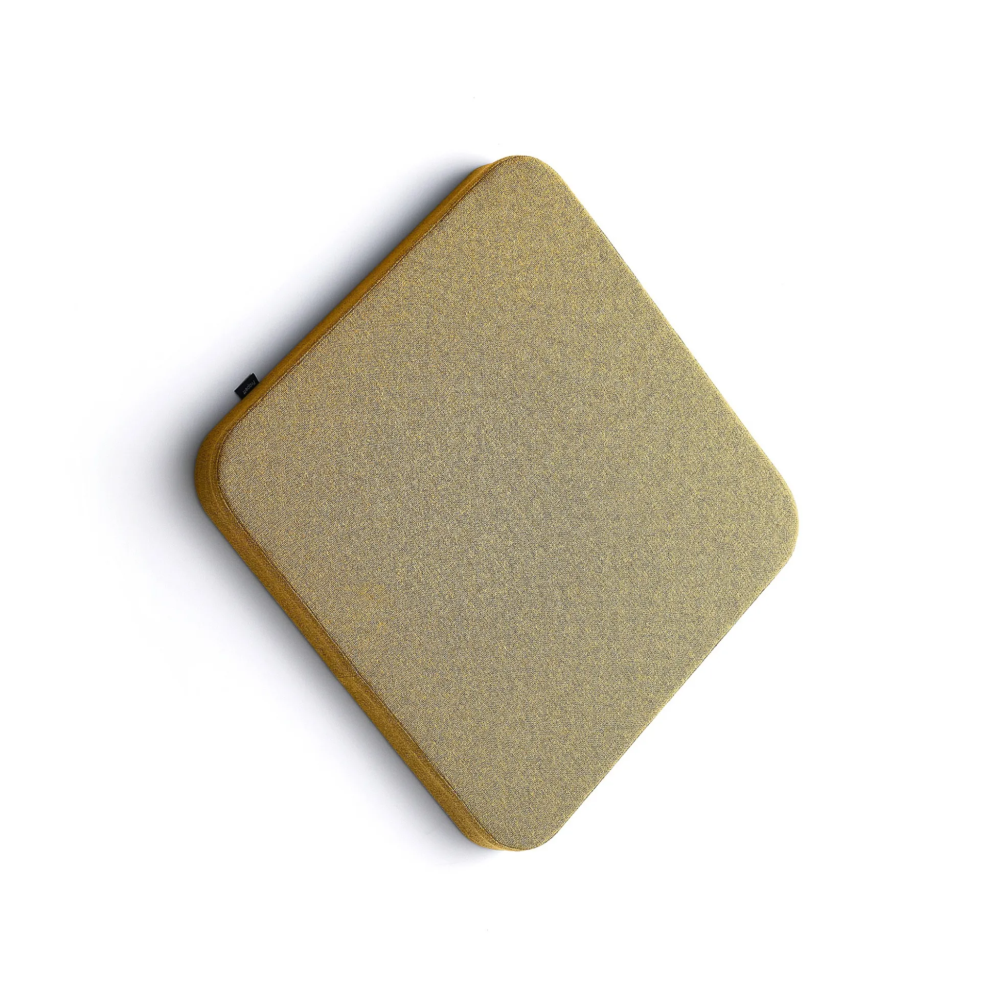 Akustiikkapaneeli seinään POLY Pyöristetyt kulmat, 600x600x56 mm, keltainen