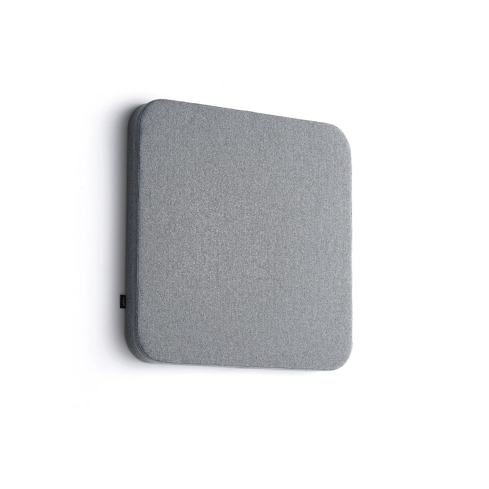 Akustiikkapaneeli seinään POLY Pyöristetyt kulmat, 600x600x56 mm, vaaleanharmaa