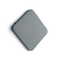 Akustiikkapaneeli seinään POLY Pyöristetyt kulmat, 600x600x56 mm, vaaleansininen