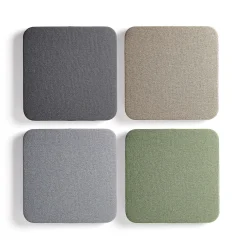 Akustiikkapaneeli seinään POLY Pyöristetyt kulmat, 600x600x56 mm, vihreä