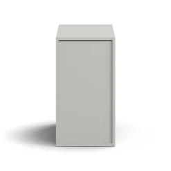Apteekkarinkaappi QBUS Lukollinen, oikeakätinen, kahva, 740x400x800 mm, vaaleanharmaa