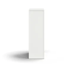 Apteekkarinkaappi QBUS Lukollinen, oikeakätinen, kahva, 1250x400x800 mm, valkoinen