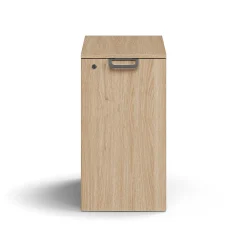 Apteekkarinkaappi QBUS Lukollinen, oikeakätinen, kahva, 740x400x800 mm, tammi