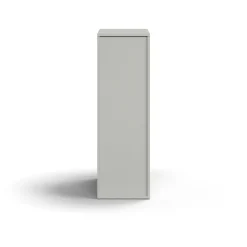 Apteekkarinkaappi QBUS Lukollinen, oikeakätinen, kahva, 1250x400x800 mm, vaaleanharmaa