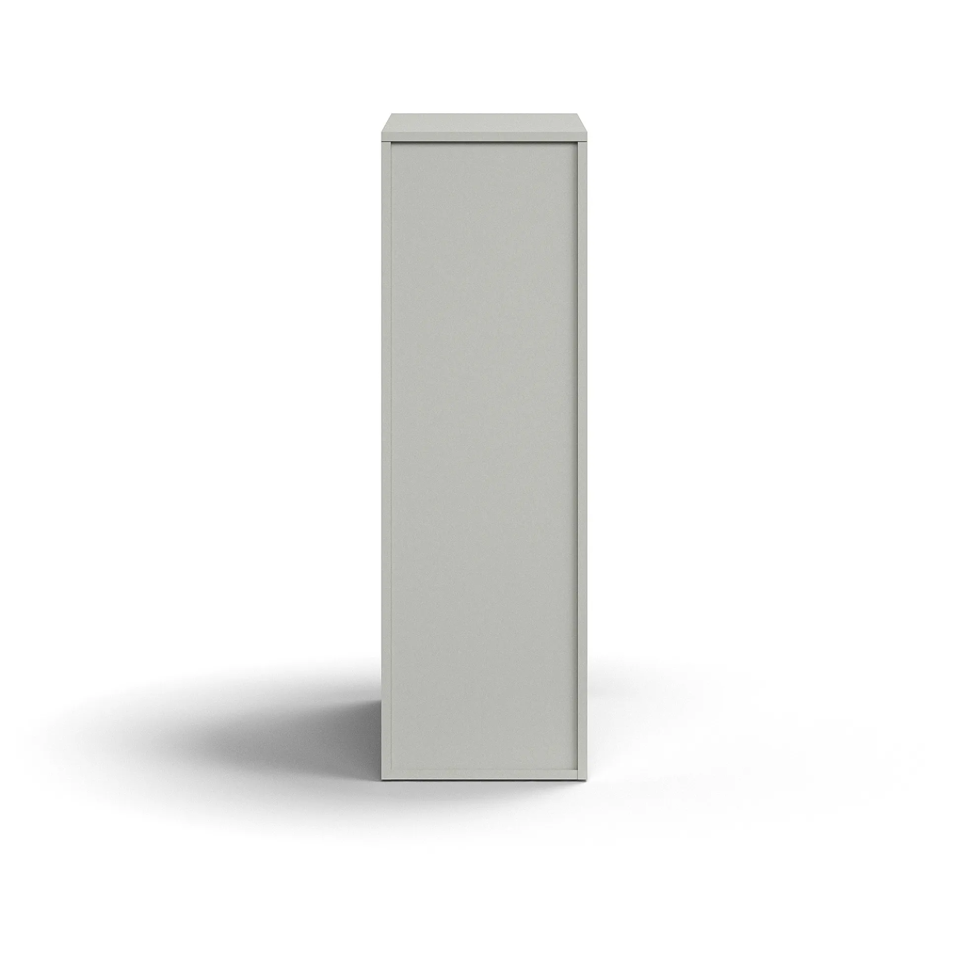 Apteekkarinkaappi QBUS Lukollinen, oikeakätinen, kahva, 1250x400x800 mm, vaaleanharmaa