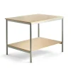 Askartelupöytä 1200x900x900 mm, koivu, hopeanharmaa