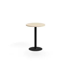 Baaripöytä ALVA Ø700x900 mm, korkeapainelaminaatti, musta/koivu