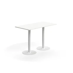 Baaripöytä ALVA 1400x700x900 mm, korkeapainelaminaatti, valkoinen
