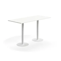 Baaripöytä ALVA 1800x800x1000 mm, korkeapainelaminaatti, valkoinen