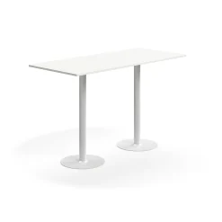 Baaripöytä ALVA 1800x800x1100 mm, korkeapainelaminaatti, valkoinen