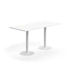 Baaripöytä ALVA 1800x800x900 mm, korkeapainelaminaatti, valkoinen