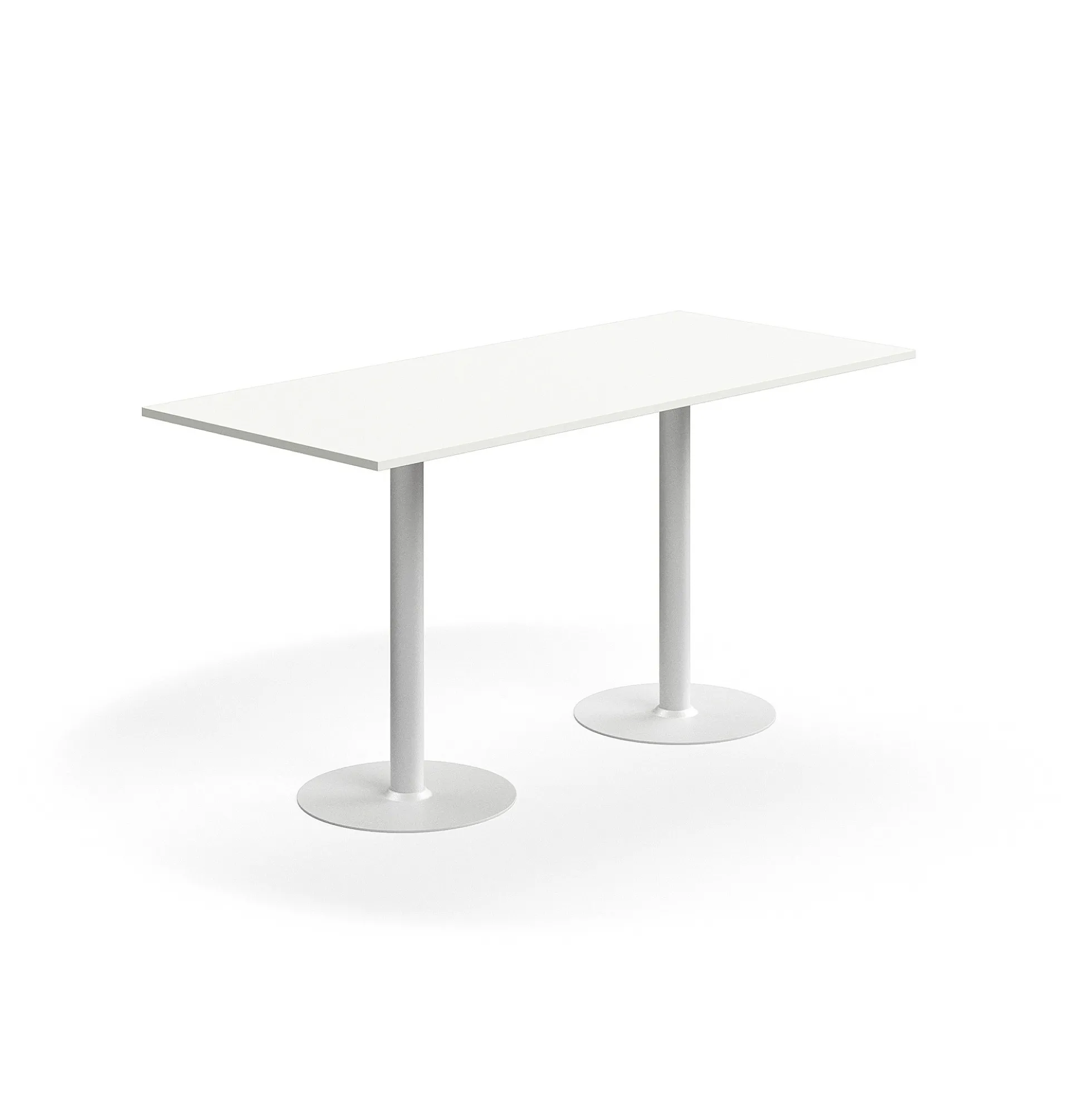 Baaripöytä ALVA 1800x800x900 mm, korkeapainelaminaatti, valkoinen