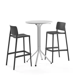 Baaripöytäkokonaisuus Various + Rio Baaripöytä + 2 baarituolia, antrasiitinharmaa
