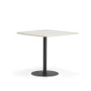 Baaripöytä METRIC Pyöristetyt kulmat, 1000x1000x900 mm, musta/saarni