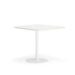Baaripöytä METRIC Pyöristetyt kulmat, 1000x1000x900 mm, valkoinen