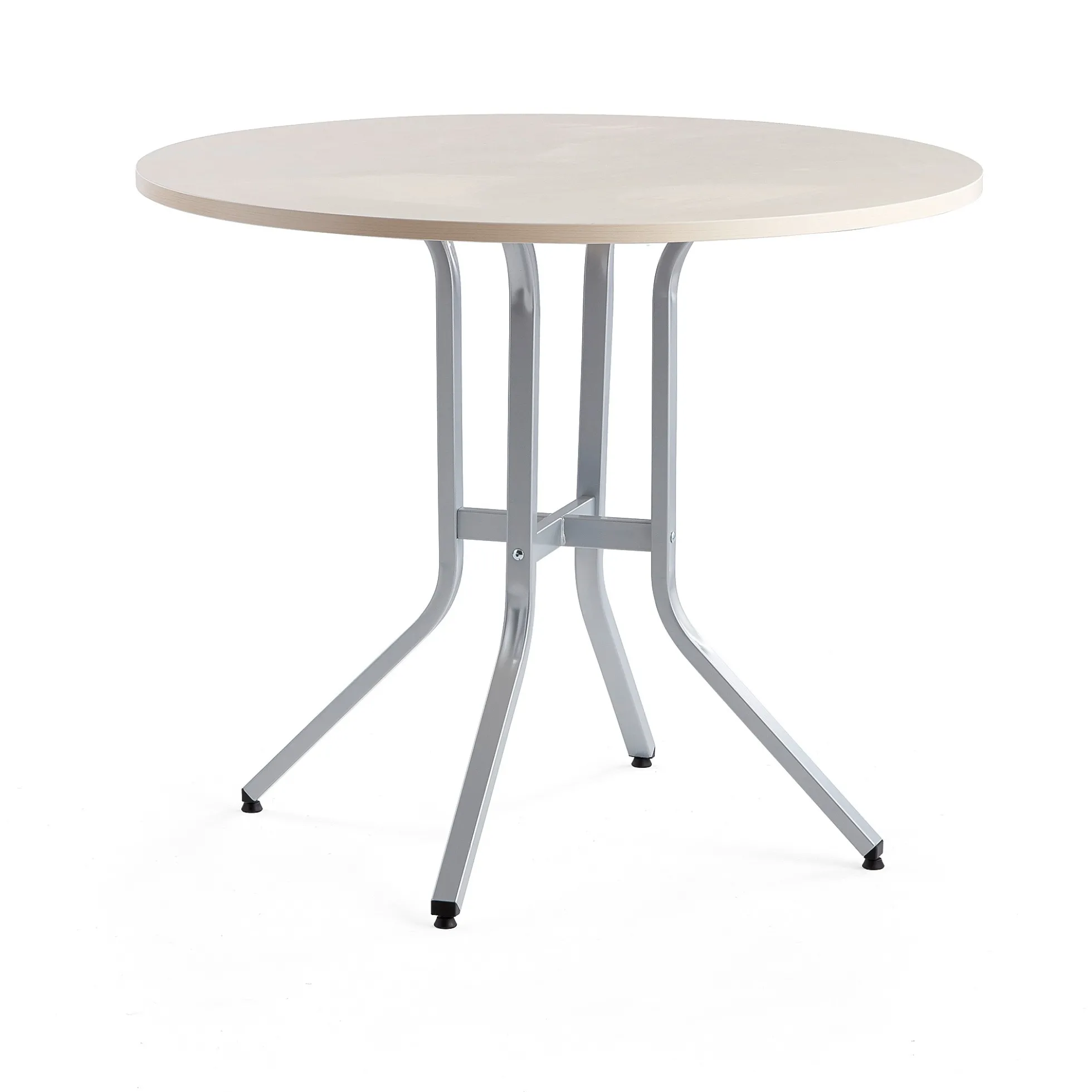 Baaripöytä VARIOUS Ø1100x900 mm, hopeanharmaa, koivu