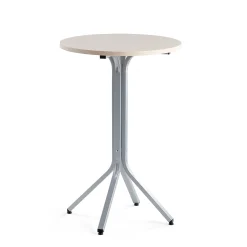 Baaripöytä VARIOUS Ø700x1050 mm, hopeanharmaa, koivu