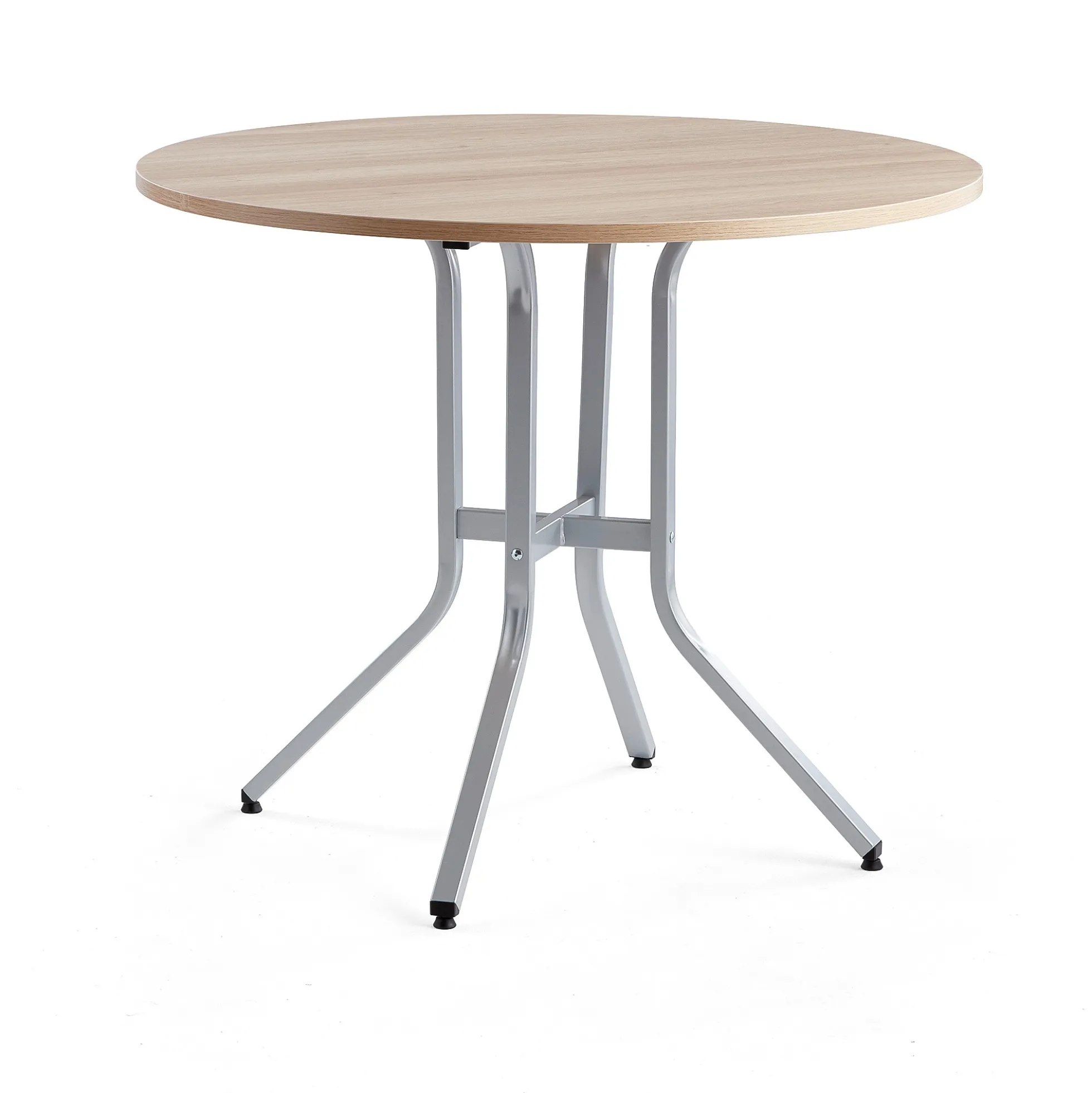 Baaripöytä VARIOUS Ø1100x900 mm, hopeanharmaa, tammi