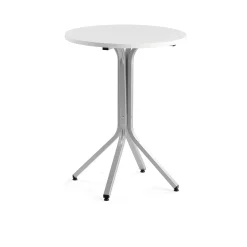 Baaripöytä VARIOUS Ø700x900 mm, hopeanharmaa, valkoinen