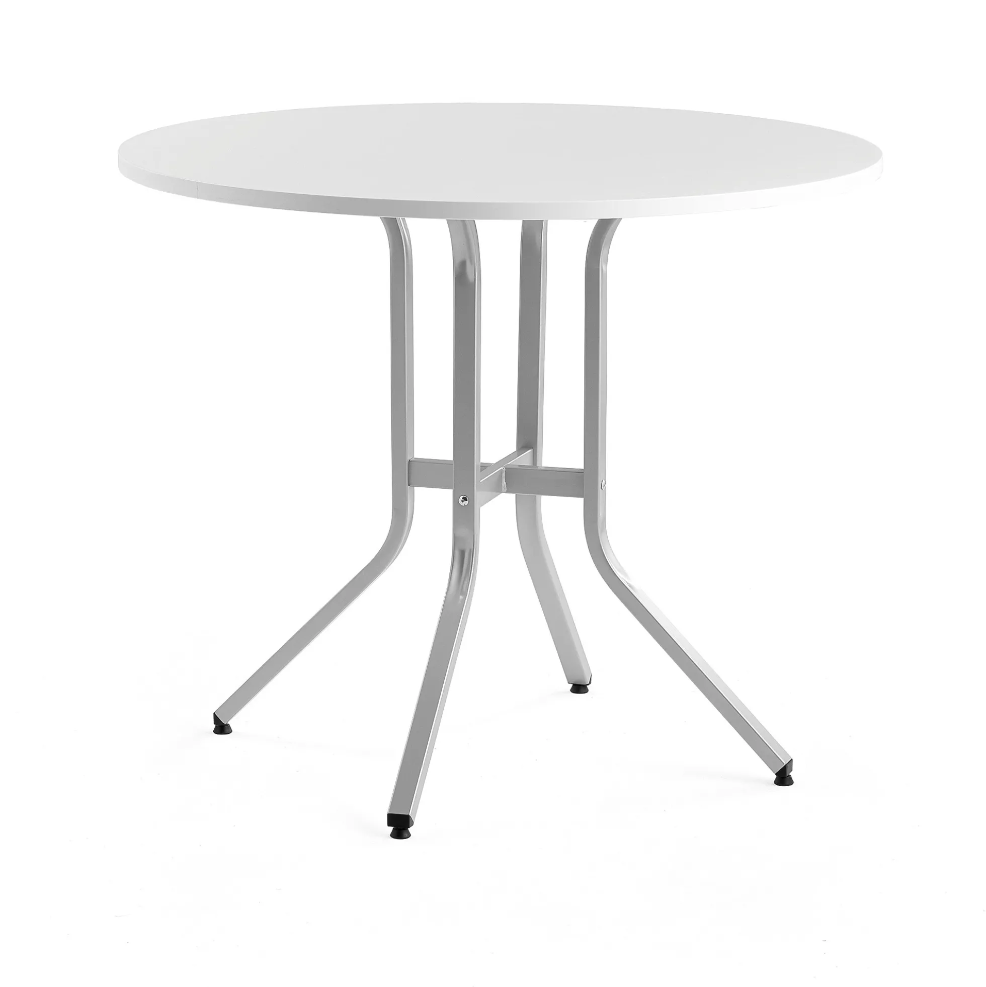 Baaripöytä VARIOUS Ø1100x900 mm, hopeanharmaa, valkoinen