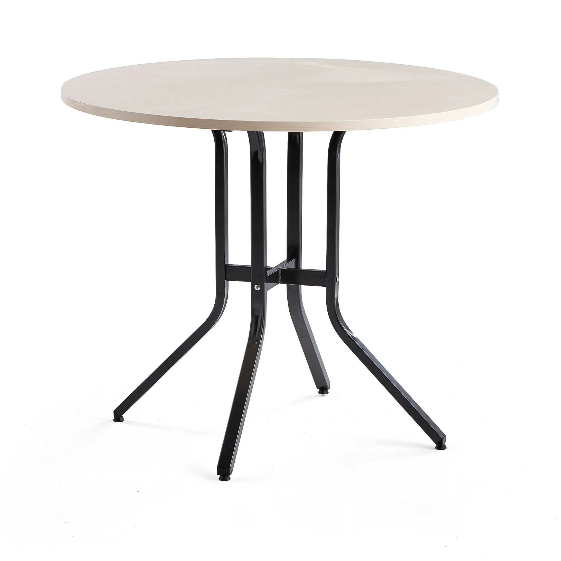 Baaripöytä VARIOUS Ø1100x900 mm, musta, koivu