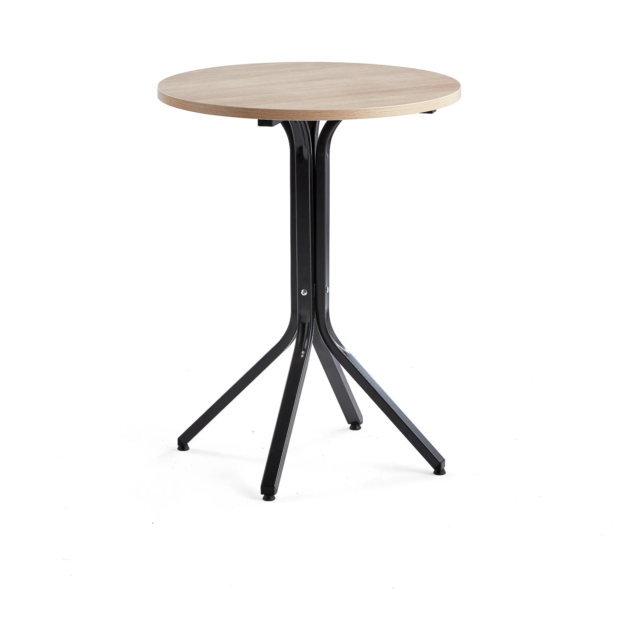 Baaripöytä VARIOUS Ø700x900 mm, musta, tammi